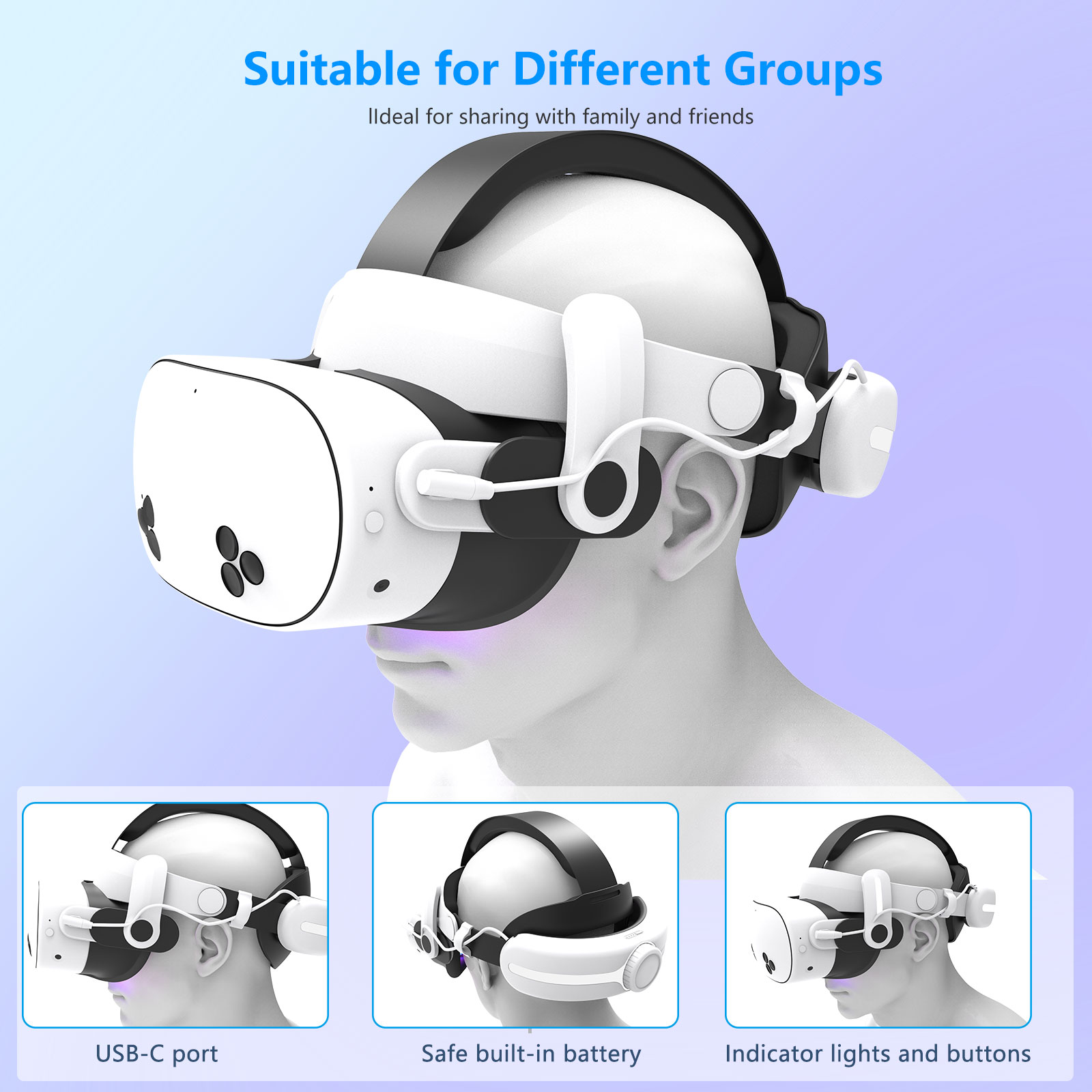 حزام رأس قابل للتعديل بسعة 120 - مراجعة Gaming Accessories Headset وسعره