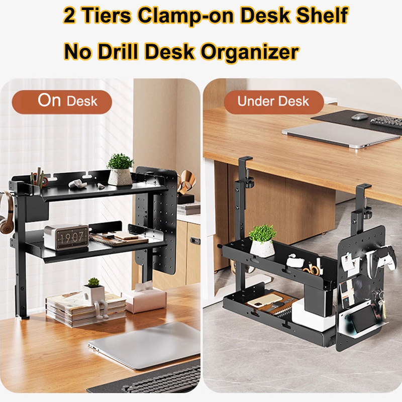 وحدة رفوف ذات طبقتين مقاس 14 ب - مراجعة Gaming Accessories For Your Desk وسعره