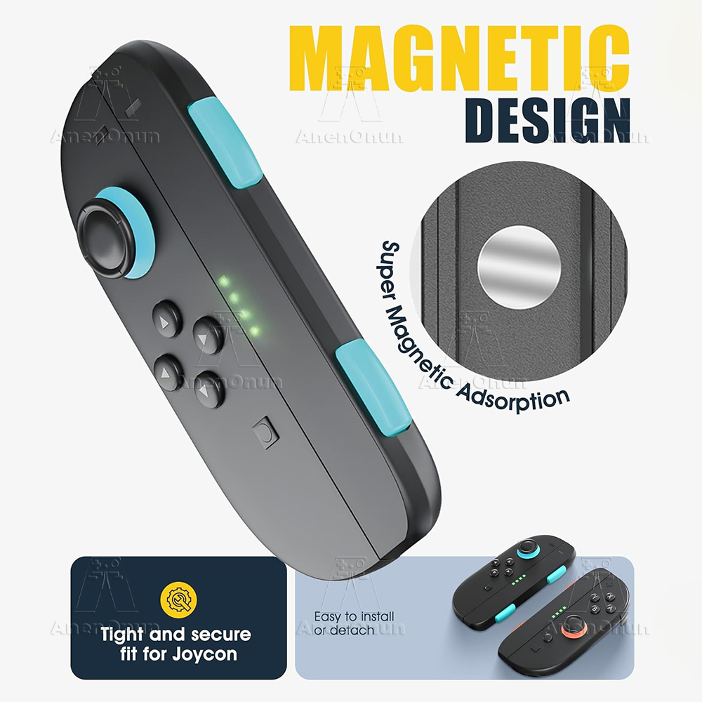 حزام معصم مغناطيسي لجهاز سويتش - مراجعة Gaming Kit Accessories Nintendo Switch وسعره