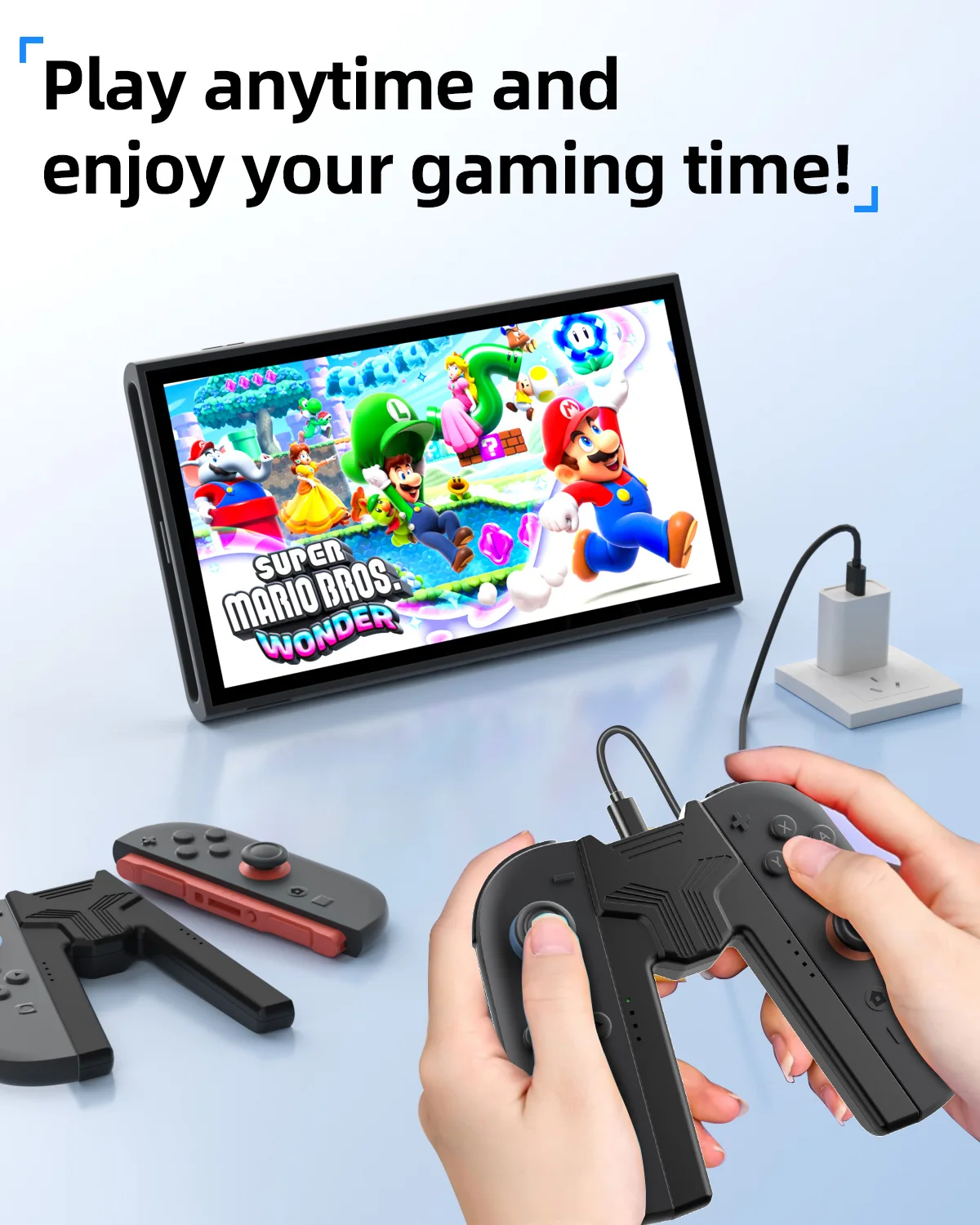 مقبض شحن AOLION لجهاز Switch 2 - مراجعة Gaming Kit Accessories Nintendo Switch وسعره