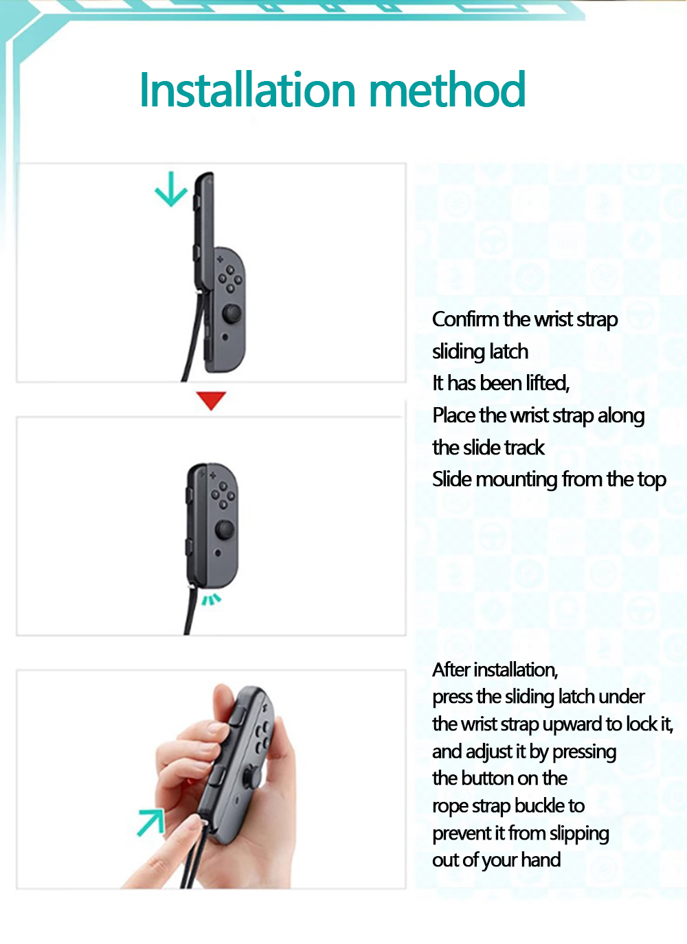 زوج واحد من حزام اليد وحزام ال - مراجعة Japanese Gaming Accessories وسعره