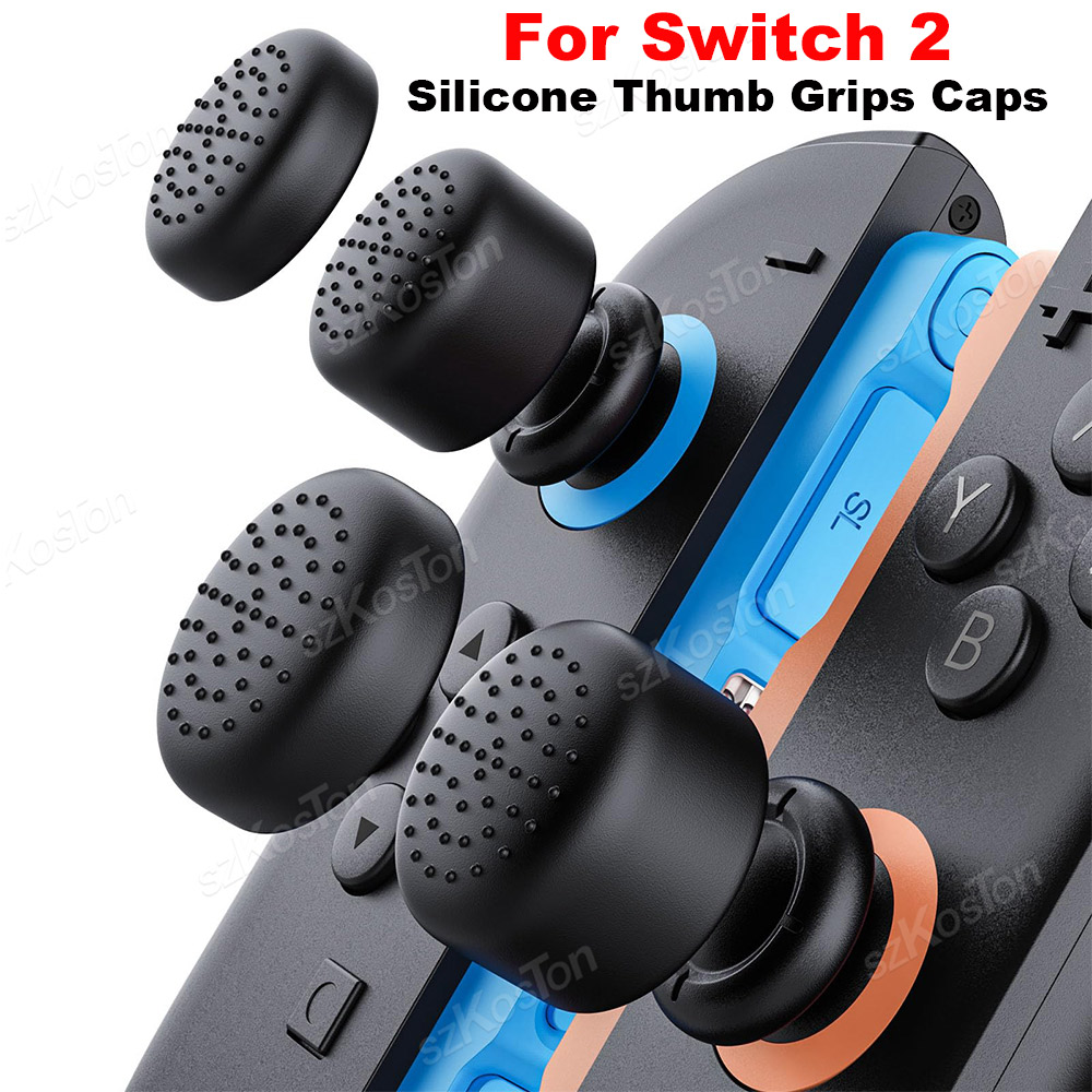 4 قطعة للتبديل 2 عدم الانزلاق  - مراجعة Gaming Kit Accessories Nintendo Switch وسعره