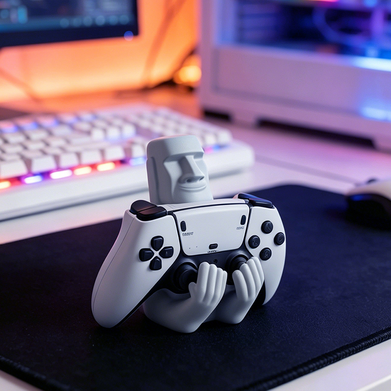 حامل وحدة تحكم على شكل تمثال م - مراجعة Gaming Accessories Rgb وسعره