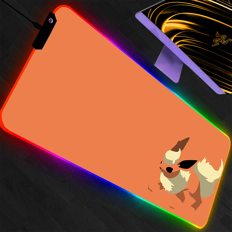 لوحة ماوس LED بتصميم بوكيمون ب - مراجعة Gaming Accessories Rgb وسعره
